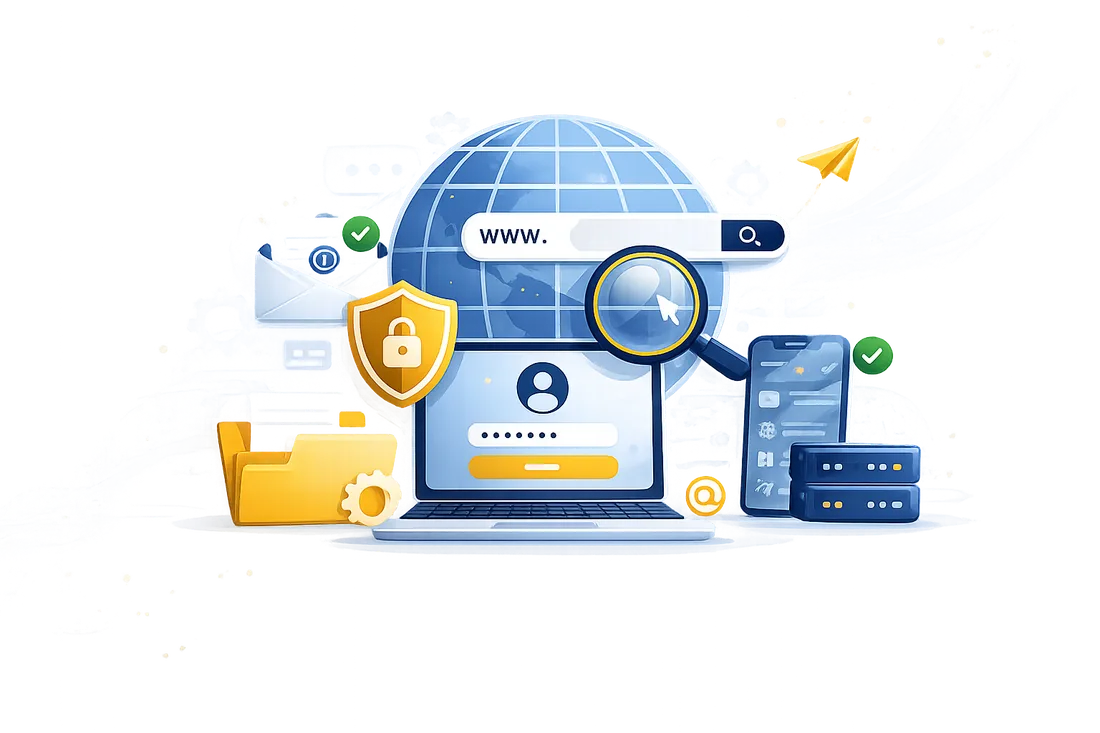Domain registration and professional business email